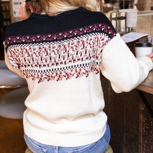 Fair Isle Sweater - Picture 2 of 2